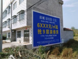 扬中墙体广告质量分析