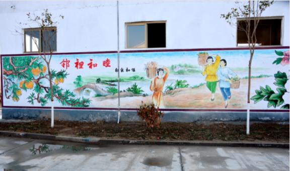 扬中乡镇文化墙 乡风文明焕发新活力
