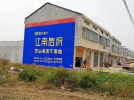 扬中农村墙体广告在不同形式上面展现的不同特色
