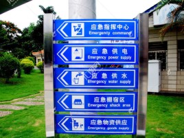 扬中标识导向系统设计需要掌握的四大元素