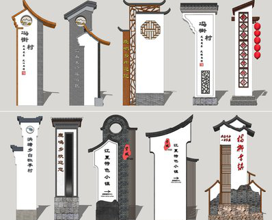 扬中美丽乡村标识标牌有哪些分类？